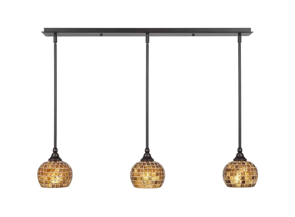 Toltec Lighting 36-DG-402 Any - Three Light Mini Pendant Dark Granite