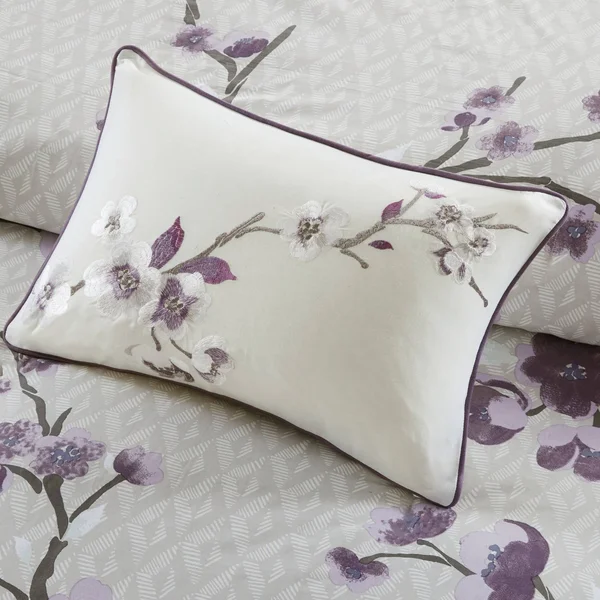 Copper Grove Cultus Purple 7-Piece Duvet Cover Set - Full - Queen