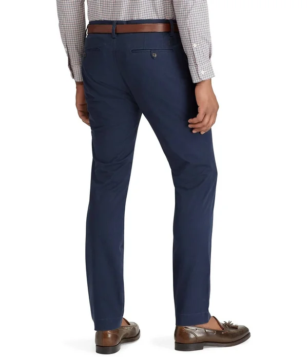 Polo Ralph Lauren Men's Straight-Fit Bedford Stretch Chino Pants - Federal Blue