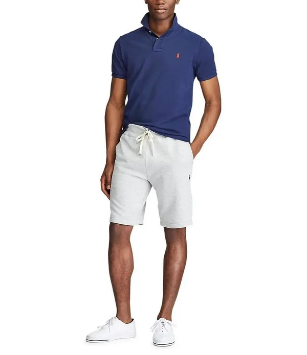 Polo Ralph Lauren Men's Cotton-Blend-Fleece Shorts - Andover Heather
