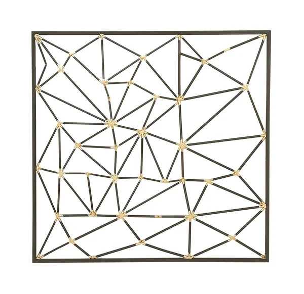 Benzara 56908 32 x 4 x 32 in. Fashionable Metal Wall Decor