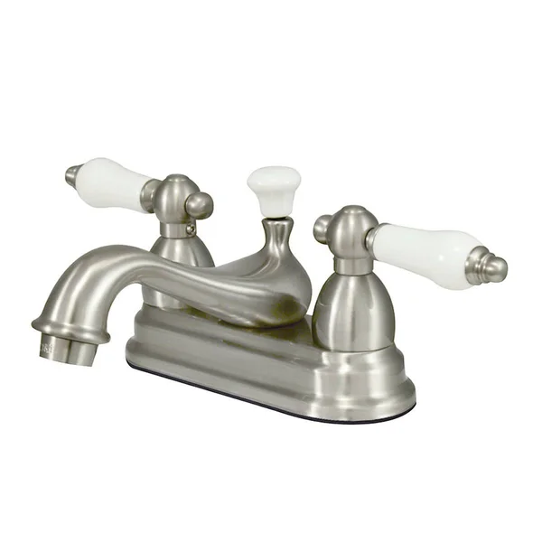 Kingston Brass Ks3600pl 4 in. Centerset Bathroom Faucet, Matte Black