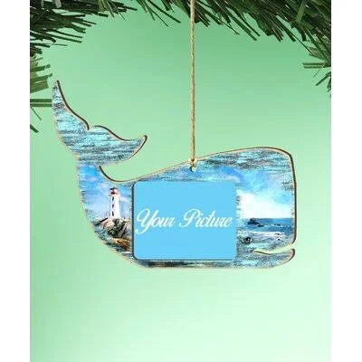 Whale Photo Ornament The Holiday Aisle