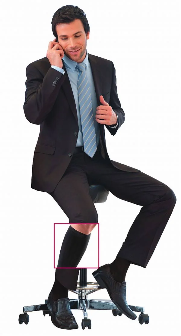 Mediven for Men Classic 30-40 mmHg Knee High - Extra Wide Calf