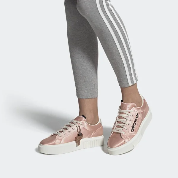 Adidas Sleek Super Shoes Vapour Pink 5 - Womens Originals Shoes