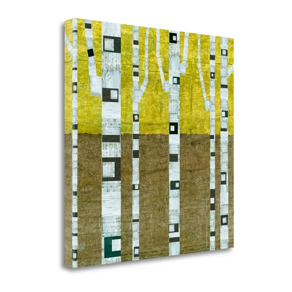 20x22 x 20x22 Fall Birches by Michelle Calkins Fine Art Giclee Print