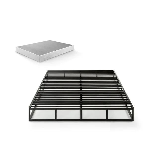 Zinus 7.5 inch Quick Lock Smart Box Spring, Mattress Foundation, Strong Steel Structure, Easy ASSEMBLY, King
