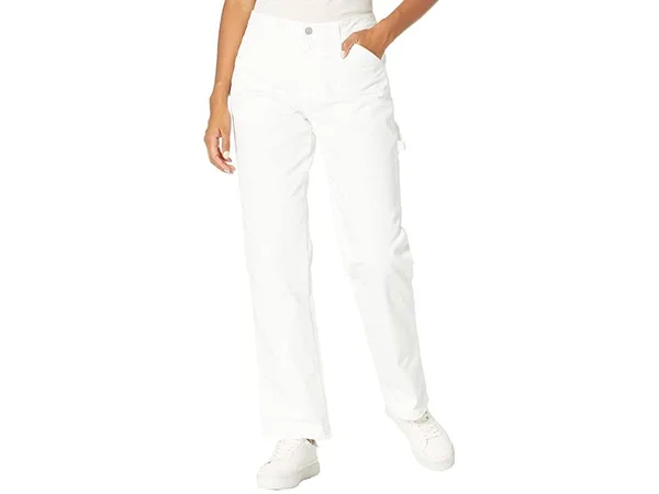 Women's Dickies Relaxed Fit Carpenter Pants - Size 5 - White