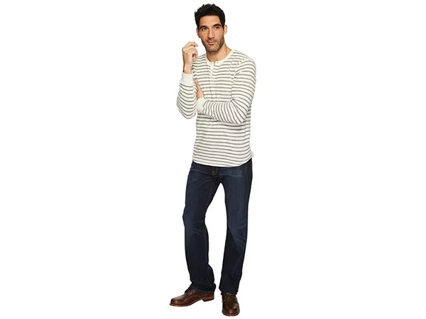 Lucky Brand 363 Vintage Straight in Alamo Jeans - Blue