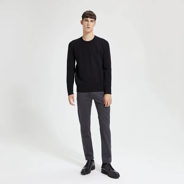 Theory Men's Tech Raffi Compact Ponte Pants, Asphalt, Men's, 32