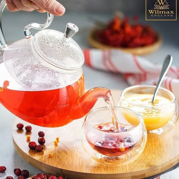 [A] Thermo Glass Tea Pot 20 fl oz - 620 ml WL-888812/A