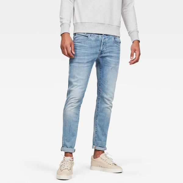 G-Star Raw D-Staq 5 Pocket Slim Jeans - Blue - Straight Jeans