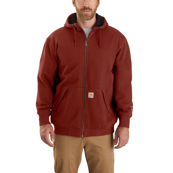 Carhartt Men's Rain Defender Loose Fit Midweight Thermal-Lined Full-Zip Sweatshirt