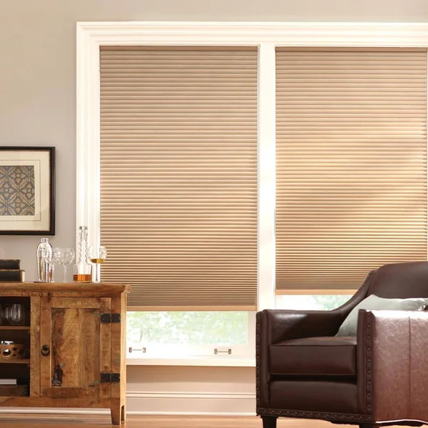 Home Decorators Collection Latte Cordless Blackout Cellular Shade - 33.5 in. W x 72 in. L