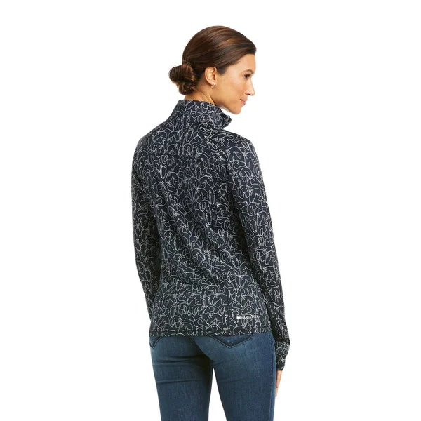 Ariat Ladies Lowell 2.0 1/4 Zip XXL Black