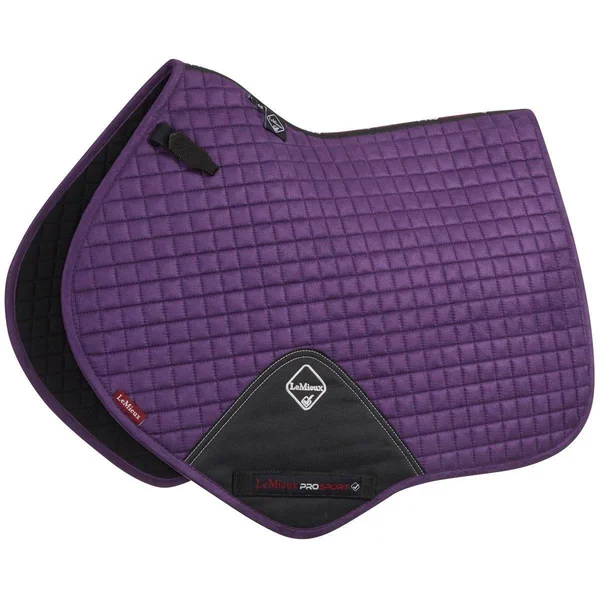 LeMieux Prosport Suede Close Contact Square Saddlecloth - Dijon