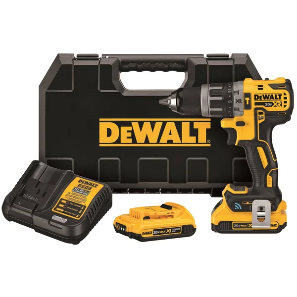 DeWalt DCD797D2 20V Max XR Tool Connect Compact Hammer Drill Kit