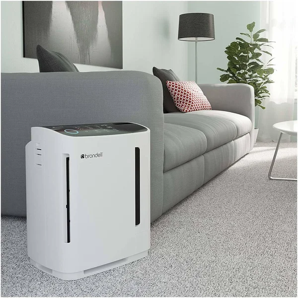 Brondell O2+ Revive TrueHEPA Air Purifier Humidifier - White