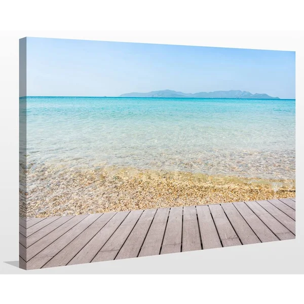 Coastal Craze Giclee Print Canvas Wall Art - 36 Inches x 48 Inches x 1.5 Inches