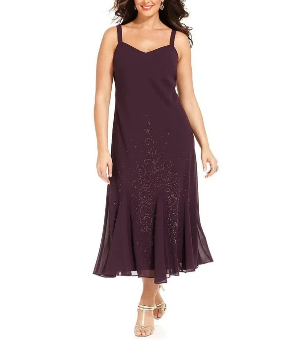 Ru0026M Richards Women's Plus Size Beaded Jacket Dress - Mother of The Bride Dresses - 22W Navy, Blue