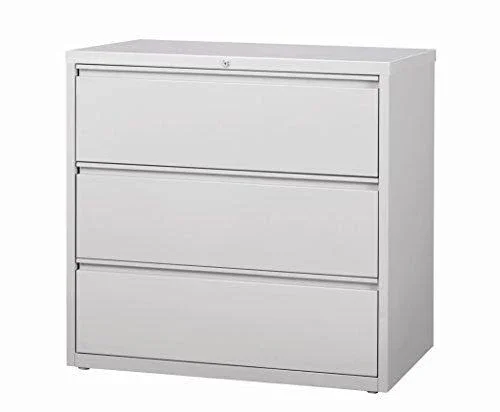 Hirsh 42-in Wide HL10000 Series 3 Drawer Lateral File Cabinet Cloud
