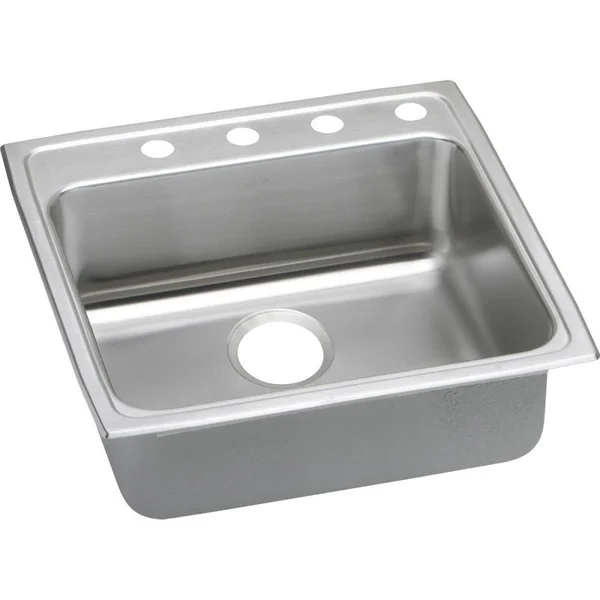 Elkay LRAD2222654 Stainless Steel Single Bowl Top Mount Kitchen Sink