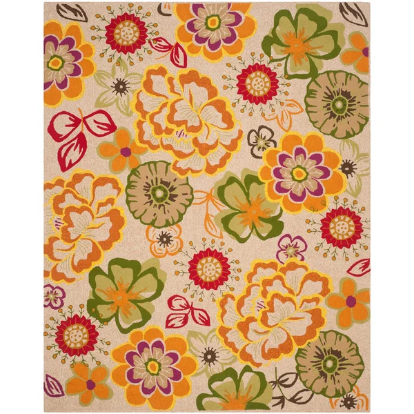 Safavieh Four Seasons FRS467C 2&4x22 x 4&0x22 Ivory - Green Area Rug