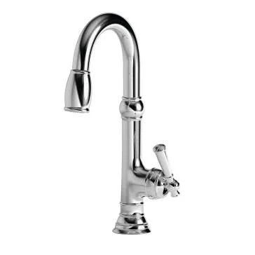 Newport Brass Jacobean Prep/Bar Pull Down Faucet Midnight Chrome