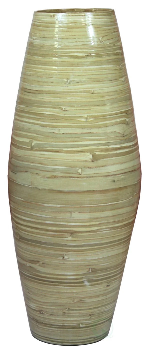 27.5x22 Tall Bamboo Floor Vases - Set of 3 Colors