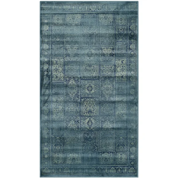 Safavieh Vintage Turquoise Traditional Rug - 4& x 5&7x22