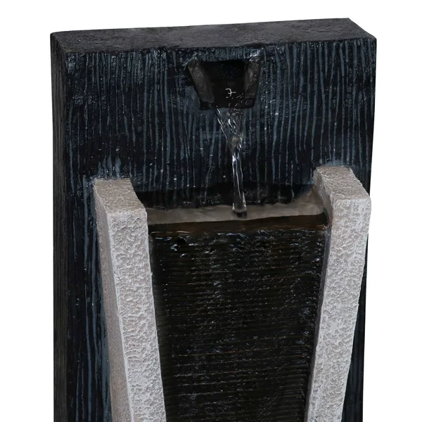 Sunnydaze Decor Gentle Virtue Indoor Tabletop Water Fountain with LED Light