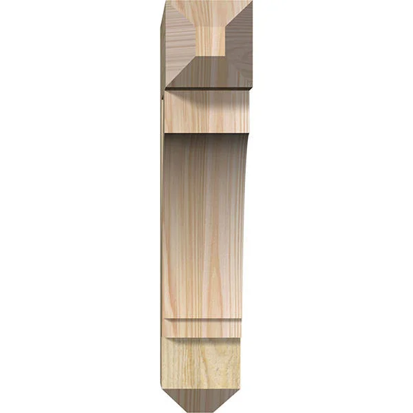 4x22W x 16x22D x 20x22H Imperial Craftsman Rough Sawn BRACKET - Douglas Fir