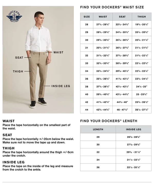 Dockers Men's Straight Fit Signature Lux Cotton Stretch Khaki Pant