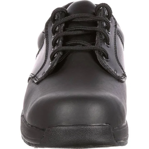 Rocky SlipStop Plain Toe Oxford Black