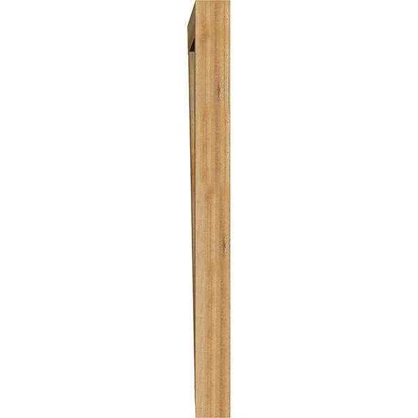 Ekena Millwork 4x22W x 36x22D x 48x22H Merced Traditional Rough Sawn BRACKET, Western Red Cedar