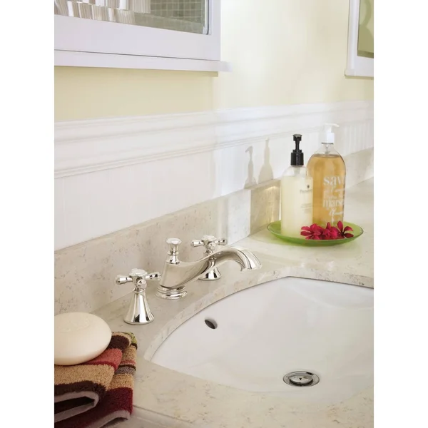 Delta H295PN Polished Nickel Cassidy Cross Bath Faucet Bidet Handles