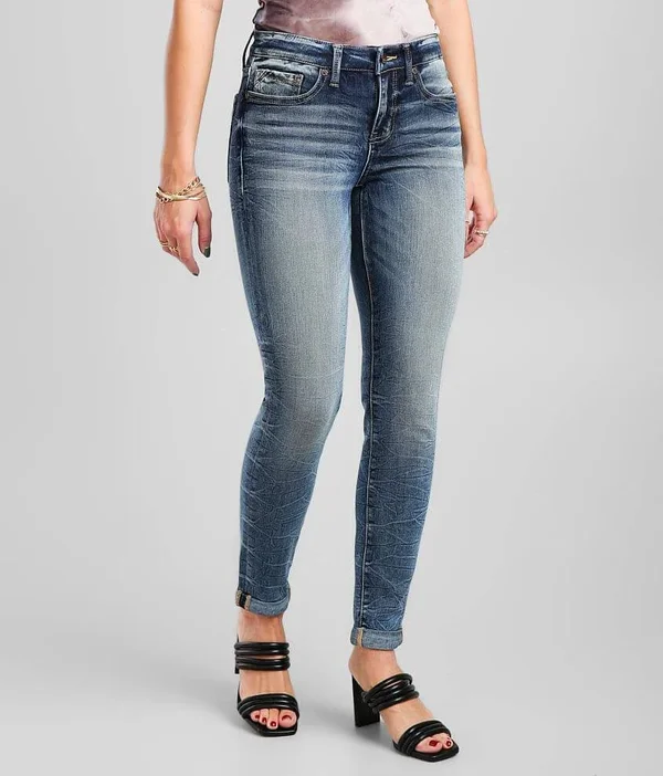 Buckle Black Fit NO. 53 Mid-Rise Ankle Skinny Jean - Blue 31/30, Women