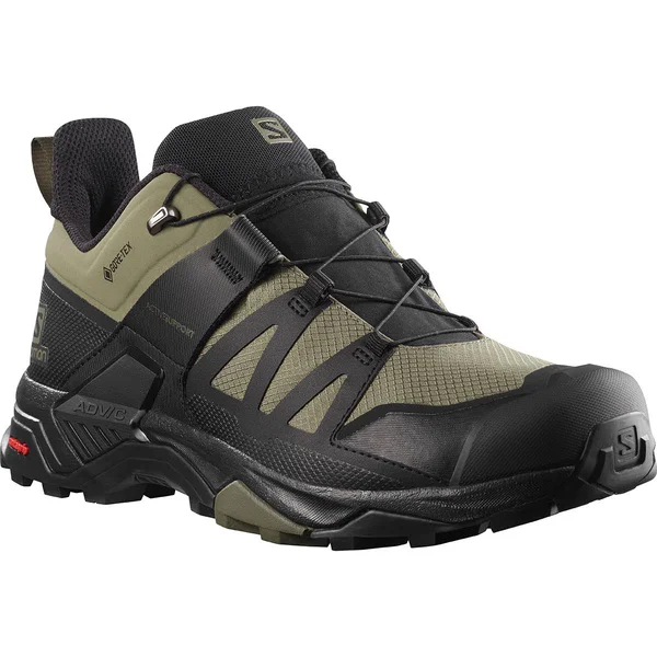 Salomon Men's x Ultra 4 GTX Hiking Shoes - Green - Size 9