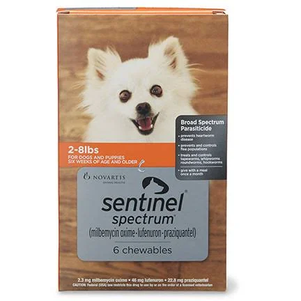 Sentinel Spectrum Yellow, 25.1-50 lbs, 6 ct