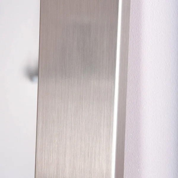 BrandtWorks Modern Silver Wall Mirror (36x22 x 32x22)