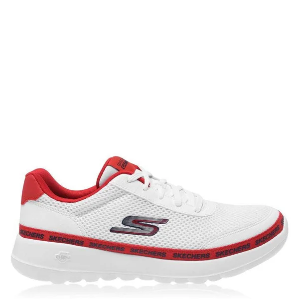 Skechers Go Walk Trainers Ladies, Size 3.5 (36.5), White/Red