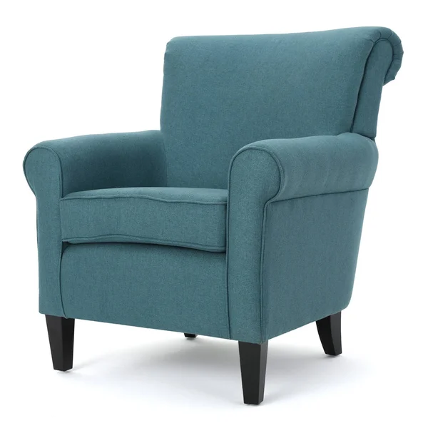 Roseville Upholstered Club Chair - Dark Teal - Christopher Knight Home