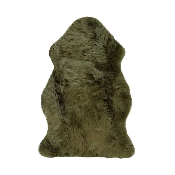 New Zealand Natural Shearling Sheepskin Rug - Big - Green