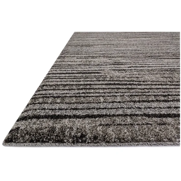 Loloi Emory Transitional Area Rug Collection 3&10x22x5&7x22 in Grey-Black Color