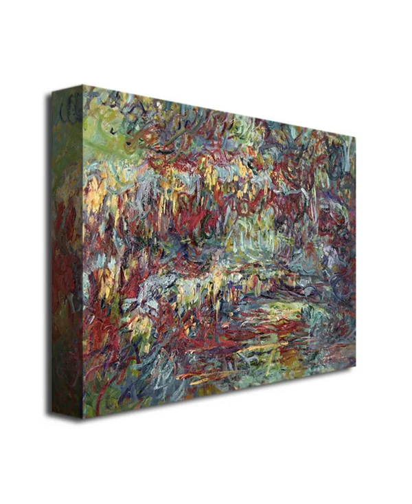 The Japanese Bridge Giverny by Claude Monet - 24x32-Inch Canvas Wall Art