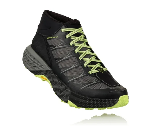 Hoka One One Speedgoat Mid WP Men's - Black/Steel Grey - 9.5