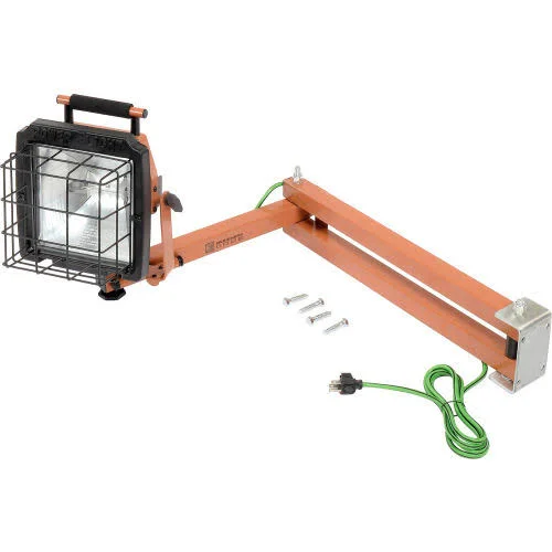 Designers Edge 500W Halogen Wall Mounted Power Light with 40x22 Arm - 10&