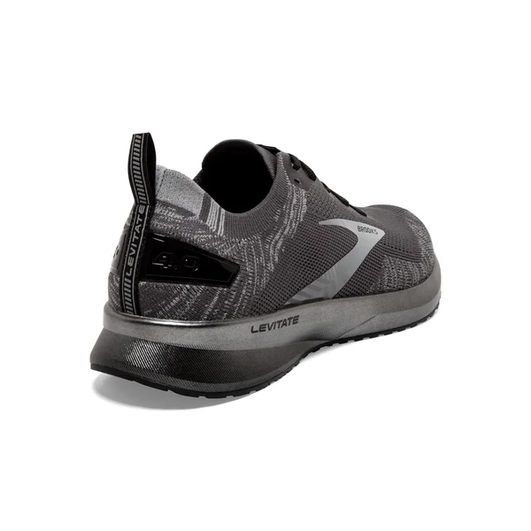 Brooks Men's Levitate 4 Blackened Pearl/Grey/Black, 15, D