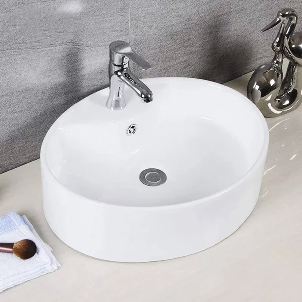 Safavieh Brook Bathroom Sink in White