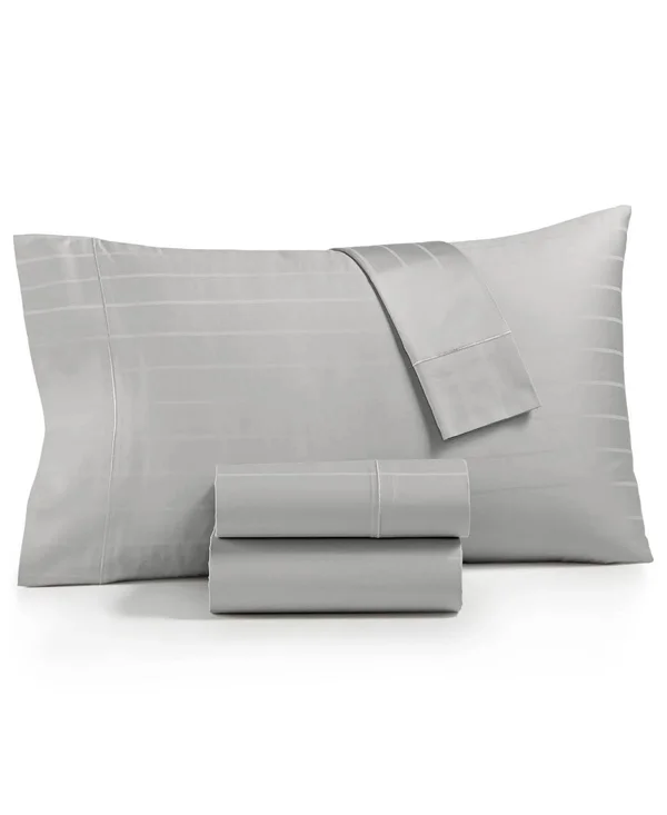 Charter Club Sleep Cool 4-pc Full Sheet Set - 400-Thread Count Egyptian Hygro Cotton, Created for Macy&s - Penguin Grey